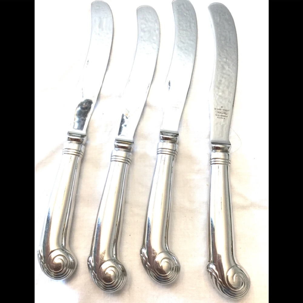 Kirk Stieff Williamsburg Stainless Loy Of 4 Piece